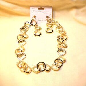 Matching *** NECKLACE & Pierced EARRINGS ***